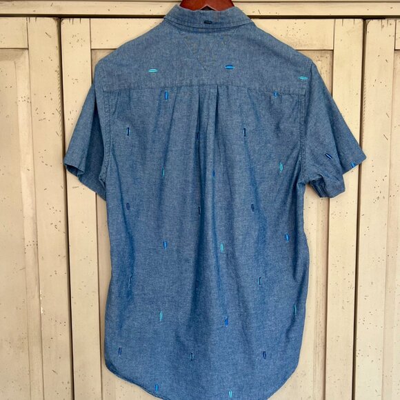 Tommy Hilfiger Chambray Surfboard Shirt Size S - Picture 3 of 13